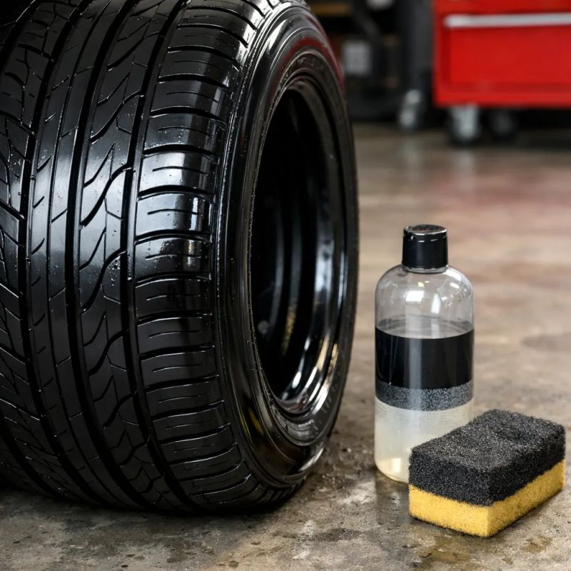 Car detailing technician steam cleaning a vehicle interior